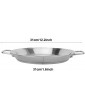 Cookware with Dual Handle Inner Embossed Kitchen Pot Cooking Tool Rust-Resistant Stainless Steel Pot for Home Kitchen Restaurant - B08DHF3QQ4M