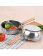 FJROnline Aluminum Saucepan Wooden Handle Non-Stick Saucepan for Kitchen Cooking Soup Stew 20CM - B07WVCC237A