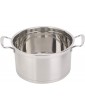 Heavy Duty Anti-scalding Stockpot Cookware Steamer Pot School Hotel for Resturant Home - B08J8DFM8ZC