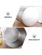 Hemoton Stainless Steel Pot Bucket with Lid and Handle for Pasta Noodle Vegetable Water Rice Porridge Container 20x20x20cm - B099NHT23JX