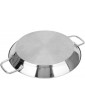 Inner Embossed Stainless Steel Pot Seafood Tray Kitchen Cookware Cooking Tool - B08DM39G3VS