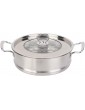 Kitchen Accessory Steamer Pot Anti-scalding Stockpot Cookware 26CM for Resturant Hotel Home School - B08NCN5N4KK