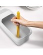 Kuashidai Spaghetti Noodle Cooker Boat Steamer Microwave Pasta Cooker with Strainer Heat Resistant Pasta Box Kitchen Tool - B09BCY3PL2I