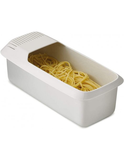 Kuashidai Spaghetti Noodle Cooker Boat Steamer Microwave Pasta Cooker with Strainer Heat Resistant Pasta Box Kitchen Tool - B09BCY3PL2I