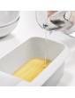 Microwave Pasta Cooker with Strainer BPA-Free Heat Resistant Pasta Boat Steamer Kitchen Tools Spaghetti Noodle Cooker Bowl for Home Dorm Office - B09T387P3HB