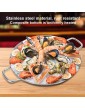Seafood Tray Cooking Pot Kitchen Pot Stainless Steel Pot Cooking Tool with Dual Handle Inner Embossed Kitchen for Home - B08JMBP3NZJ