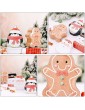 Amosfun Christmas Cookie Box Candy Tin Jar Candy Storage Containers Tinplate Christmas Biscuits Tin Can Gingerbread Man Pattern for Christmas New Year Party Favors - B08J3ZWZTBC