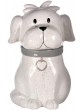 Biscuit Barrel with Lid Cookie Jar Ceramic Large Storage Jar Novelty White Dog Gift for Dog Lovers and Owners - B08HHF3P7LJ