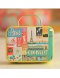 Ddfly Mini Metal Empty Tins Vintage Storage Box Case Suitcase Shape Candy Boxes with Handle Rectangle Containers for Tea Coffee,Candy Party Favors,Jewelry,Gifts Colour 2 - B07G2GLCV1K