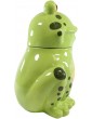 Ebros Whimsical Froggie Croak The Green Spotted Frog Ceramic Cookie Jar Container Figurine 8 Tall Animal Amphibians Toads Frogs Collectible Country Rustic Home Kitchen Party Hosting Accessory - B08P7N1SNBE