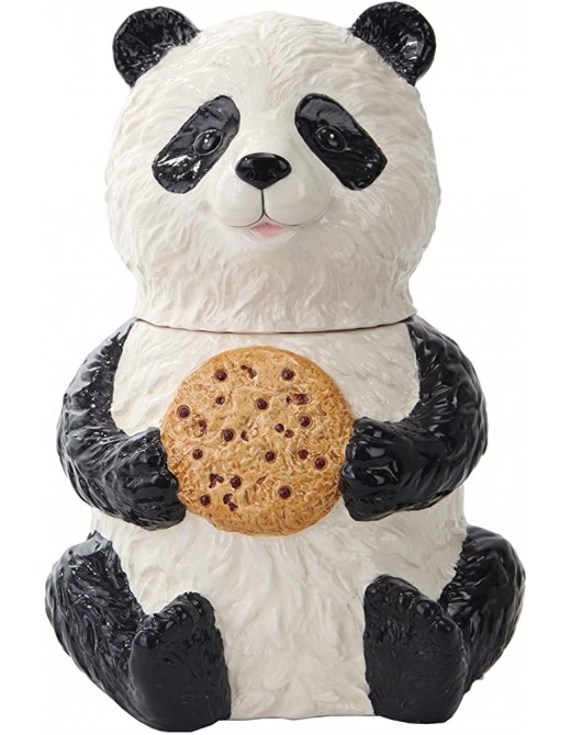 Pacific Trading Chinese Panda Cookie Jar Ceramic Cute Kitchen Accessory - B00O8XV0Z4P