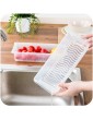 1Pc Fridge Storage Organiser Transparent Container with Lid Refrigerator Box for Fish Meat - B08DKZG46DL