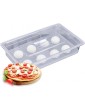 AIZYR Saver Containers for Refrigerator Pizza Dough Proofing Box Pizza Storage Container for Home Restaurant Save Space - B09BCWGFYQY