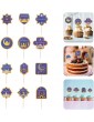 Amosfun 36Pcs EID Theme Design Cake Picks Baking Dessert Decoration Ramadan Supply - B09RXRPS51U