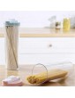 GJNWRQCY 2 pcs Kitchen Airtight Food Storage Containers Spaghetti Pasta Containers Noodle Storage Box Cereal Canister Kitchen Canisters Grain Nut Tank - B08D6MJ5RKT