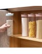 GJNWRQCY 2 pcs Kitchen Airtight Food Storage Containers Spaghetti Pasta Containers Noodle Storage Box Cereal Canister Kitchen Canisters Grain Nut Tank - B08D6MJ5RKT