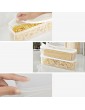 JJINPIXIU Pasta Container Food Container Durable Transparent Egg Box Pasta Storage Box With Lid Kitchen Food Storage Box Suitable For Cereals Pasta Noodles - B09FYSQY43R