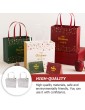 Large Christmas New Year Gift Bag: 2pcs Holiday Paper Candy Bags Merry Christmas Tote Bag Xmas Present Bags for Goody Cookie Xmas Party Favor - B09JW97CJRV