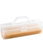 Livecitys Spaghetti Box Portable Handheld Spaghetti Food Box Lightweight Kitchen Supplies - B09KVDD2YXJ