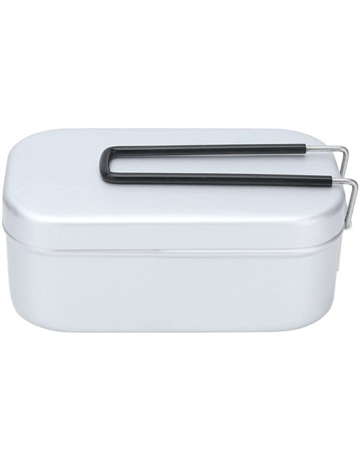 Sumoo Stainless Steel Lunch Box 800 ml Rectangular Sustainable Leak-Proof Lunch Box with Aluminium Lid Ultra Lightweight Lunch Box with Handle Sealed BPA Free - B09GJTF9FME