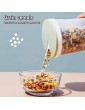 ZIEM Spaghetti Pasta Container Noodle Container Airtight Food Storage Containers with Adjustable Lid Multi-Purpose Pantry Organization and Storage for Noodles Beans Grains - B09DYGXQ2YF