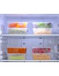 20 Pack Plastic Meal Prep Food Storage Containers with 20 Freezer Labels Rectangular Leak Proof Lids BPA Free Microwave Freezer Dishwasher Safe Reusable Recyclable Durable Clear Microwavable 1000ml - B094Q4P8ZLZ