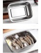 3 Pieces Stainless Steel Food Container with Lids Leak-Proof Meal Prep Food Containers Metal Food Storage Container Set for Freezer Fridge Oven Dishwasher Safe 600ml 1500ml 2900ml - B08K4B749TA
