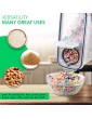 A&S Kitchen Cereal Storage Containers Set of 4X 4L Airtight Container with Lid Labels Chalk Pen. Pantry Storage Plastic Containers Flour Storage Container Pet Food Storage Containers Dispenser - B08K21PSHTH
