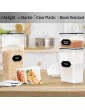 Airtight Food Storage Containers Kitchen Pantry Organization and Storage Free Plastic Cereal Containers Set of 24 Clear Plastic Kitchen Canisters with Lids for Cereal Dry Food Flour Sugar Snack - B09P32BLK9M