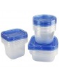Airtight Food Storage Containers set In Various set Clip Lock Storage Vacuum Tight Kitchen & Pantry Containers 30 - B09S6V4KG6G