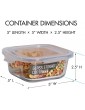 Bonita Home Glass Storage Containers Stackable BPA Free Airtight Food Container Set with Lids Meal Prep Kitchen Organization and Storage 2 35oz 2 21.6oz 2 12.5oz 2 10.8oz White 8 Pack - B09LWP4RP9V
