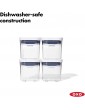 OXO 11236100 Good Grips 4 Piece Mini POP Container Set Plastic Clear - B07MYYXW9VR
