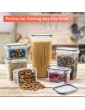 Wildone Airtight Food Storage Containers BPA Free Cereal & Dry Food Storage Containers Set of 14 for Sugar Flour Snack Baking Supplies with 20 Chalkboard Labels & 1 Marker - B089LL8PTJZ