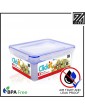 ZYBUX 8 Pieces Food Storage containers Lunch Box Adults BPA-Free Suitable for Dishwasher Freezer Plastic Food containers with lids Microwave Transparent Colour - B08P8ZNTH5F