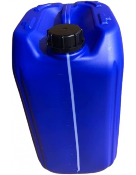 1 x 25 litre water carrier storage container stackable bpa free food water grade anti tamper lid 25 L canister blue colour - B099435XZ2I