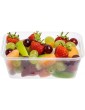 10 Pack Plastic Food Containers with Leak Proof Lids Rectangular BPA Free Microwave and Freezer Safe Recyclable 750ml - B076T7651SN