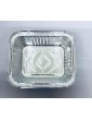 100 x Aluminium FOIL Food Takeaway CONTAINERS Trays + LIDS No2 by G&S PACKING UK LTD - B079LGVK6NU