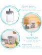 Argon Tableware 1x 800ml Airtight Flip Lock Food Storage Container Plastic Kitchen Storage Jars With Lids Pantry Organiser Solution Grey - B09FPPSX76Q