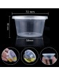 Augshy 40 Pcs Slime Storage Containers,4Oz Big Size Clear Plastic Foam Ball Storage Containers With Lids - B078NNGZ59Z