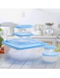 Freshly Contained Plastic Food Containers 21 Pack BPA-Free Reusable Storage Box Set with Lids Airtight Containers for Kitchen Pantry Meal Prep and Lunches Microwave Freezer Safe - B09P1498GWO
