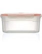 Nutrifresh to Go Plastic Food Storage Container with Vacuum Airtight Seal 3.5L - B07MF9YFWPO