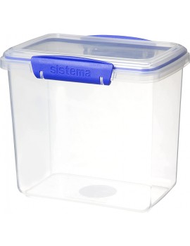 Sistema 1680ZS IT Food Storage Container with Clip Blue 1.9 Litre - B00CYI5IQ2B