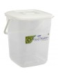Whitefurze Durable Clear Plastic Food Canister with Handle 10L Item - B01A10AV2UL