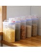 BDSJBJ Rice Storage Bin Dry Food Storage Containers Rice Storage Container Bin with Measuring Cup Airtight Plastic Rice Holder Cereal Containers Dispenser for Kitchen Organization - B0B12T1V9GC