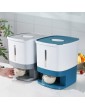 CHENGBEI 10Kg Rice Storage Container Large Sealed Grain Dispenser Storage Box with Lid Measuring Cylinder Moisture Proof - B098PZW2BTE