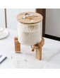 Flour and Cereal Container 5L 7L Rice Container Storage Airtight Glass Cereal Storage Container Airtight Lid and Wooden Stand for Kitchen Organization and Pantry Store - B0B17XN6PSG