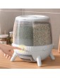 Hbaebdoo Kitchen Container Rice Bucket -Proof Moisture-Proof Grain Sealed Case Cereal Container Storage Dispenser - B0B1Q2S8T8U