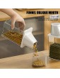 HJKJ Cereal Storage Container | Large Size Rice Container,Durable Rice Container with Pouring Spout Convenient Food Container for Cereal Oatmeal Rice - B0B1P8DBW6X