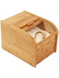 Wooden Rice Container Storage 5-15KG,Flour Bucket Sealed Kitchen Food Container Cereal Dispensor with Cup for Rice Cereal Flour Dry Food-5kg - B096NZR4L2C