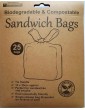 25 Pack of Sandwich Bags Biodegradable & Compostable Environmentally Friendly - B07SRM762JO